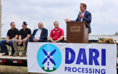 Gov. Pillen, Dairy Industry, and Local Leaders Celebrate Groundbreaking of Milk Processing Facility in Seward